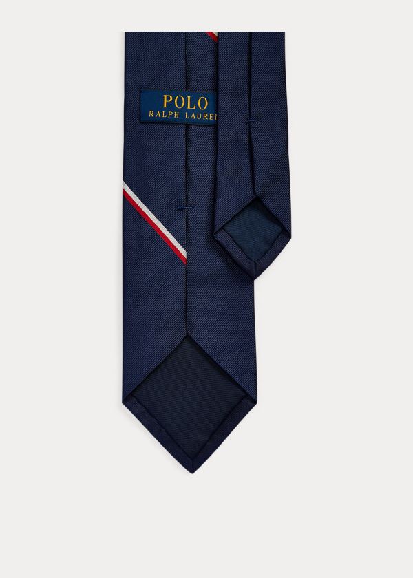 Corbatas Polo Ralph Lauren Hombre Azul Marino - Polo Frenchie Silk - XGPBS2908